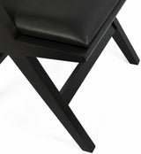 Abby Black Arm Chair from Meridian - Luna Furniture