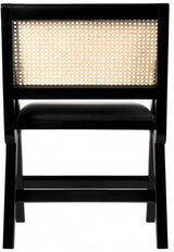 Abby Black Arm Chair from Meridian - Luna Furniture