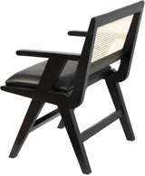 Abby Black Arm Chair from Meridian - Luna Furniture