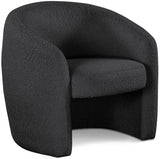 Acadia Black Boucle Fabric Accent Chair from Meridian - Luna Furniture