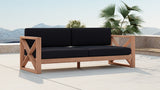 Anguilla Black Waterproof Fabric Outdoor Sofa from Meridian - Luna Furniture