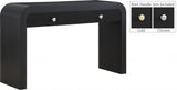 Artisto Black Console Table from Meridian - Luna Furniture