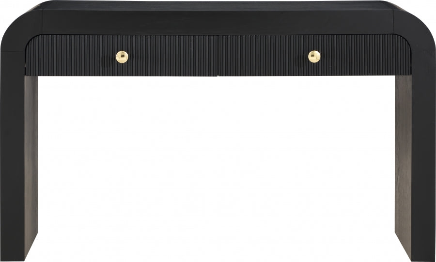 Artisto Black Console Table from Meridian - Luna Furniture