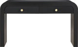 Artisto Black Console Table from Meridian - Luna Furniture