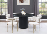 Belinda Black Belinda Dining Table from Meridian - Luna Furniture