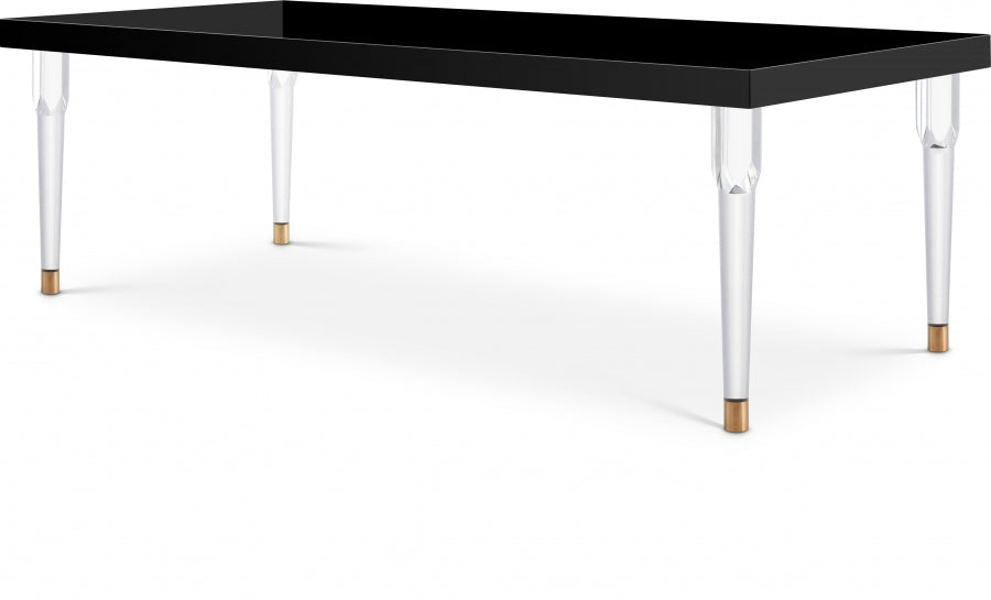 Bethany Black Dining Table from Meridian - Luna Furniture