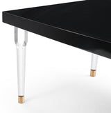 Bethany Black Dining Table from Meridian - Luna Furniture