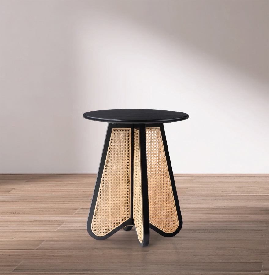 Black Butterfly End Table from Meridian - Luna Furniture