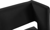 Caleb Black Velvet Counter Stool, Set of 2 from Meridian - Luna Furniture