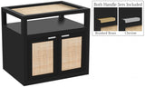 Cambria Black Nightstand from Meridian - Luna Furniture