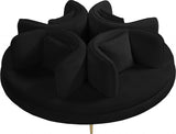 Circlet Black Velvet Roundabout Sofa from Meridian - Luna Furniture