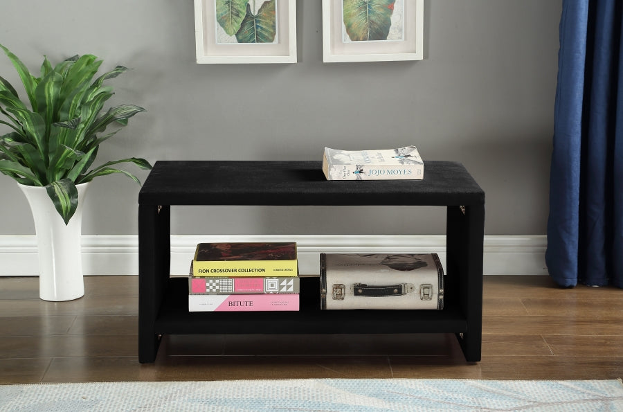 Cleo Black Nightstand from Meridian - Luna Furniture