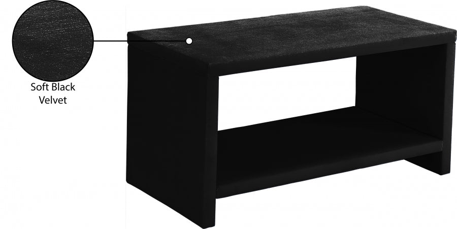 Cleo Black Nightstand from Meridian - Luna Furniture