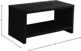 Cleo Black Nightstand from Meridian - Luna Furniture