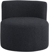 Como Black Boucle Fabric Accent Chair from Meridian - Luna Furniture