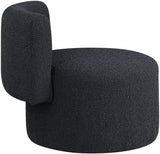 Como Black Boucle Fabric Accent Chair from Meridian - Luna Furniture