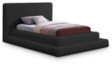 Dane Black Teddy Fabric Twin Bed from Meridian - Luna Furniture