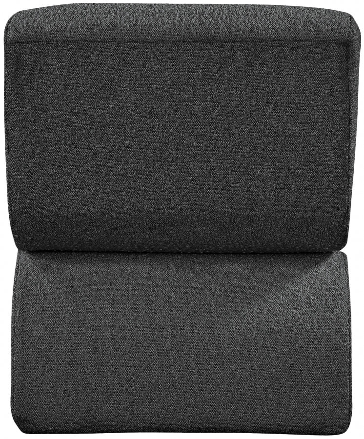 Desiree Black Boucle Fabric Accent Chair from Meridian - Luna Furniture