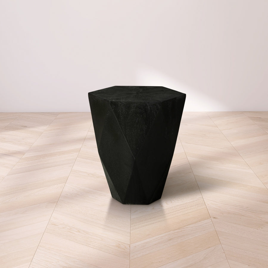 Black Diamante End Table from Meridian - Luna Furniture