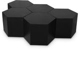 Eternal Black Modular 5 Piece Coffee Table from Meridian - Luna Furniture