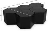 Eternal Black Modular 5 Piece Coffee Table from Meridian - Luna Furniture