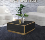 Glitz Black/Gold Coffee Table from Meridian - Luna Furniture