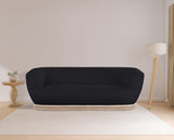 Kipton Black Boucle Fabric Sofa from Meridian - Luna Furniture