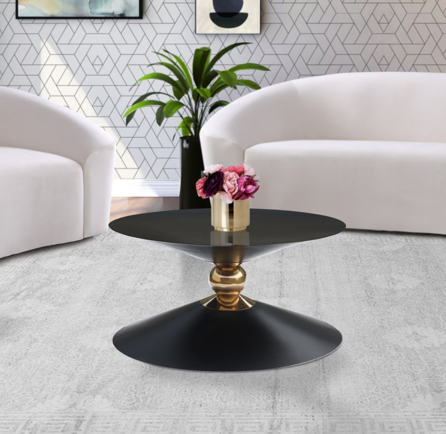 Malia Black Coffee Table from Meridian - Luna Furniture