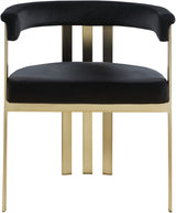 Marcello Black Dining Chair, Set of 2 from Meridian - Luna Furniture