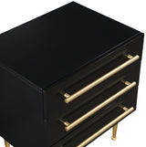 Marisol Black Marisol Nightstand from Meridian - Luna Furniture