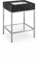 Marmo Black 24" Bathroom Vanity from Meridian - Luna Furniture