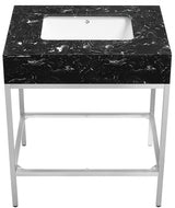 Marmo Black 30" Bathroom Vanity from Meridian - Luna Furniture