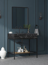 Marmo Black 36" Bathroom Vanity from Meridian - Luna Furniture