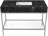 Marmo Black 48" Bathroom Vanity from Meridian - Luna Furniture