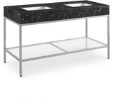 Marmo Black 60" Bathroom Vanity from Meridian - Luna Furniture