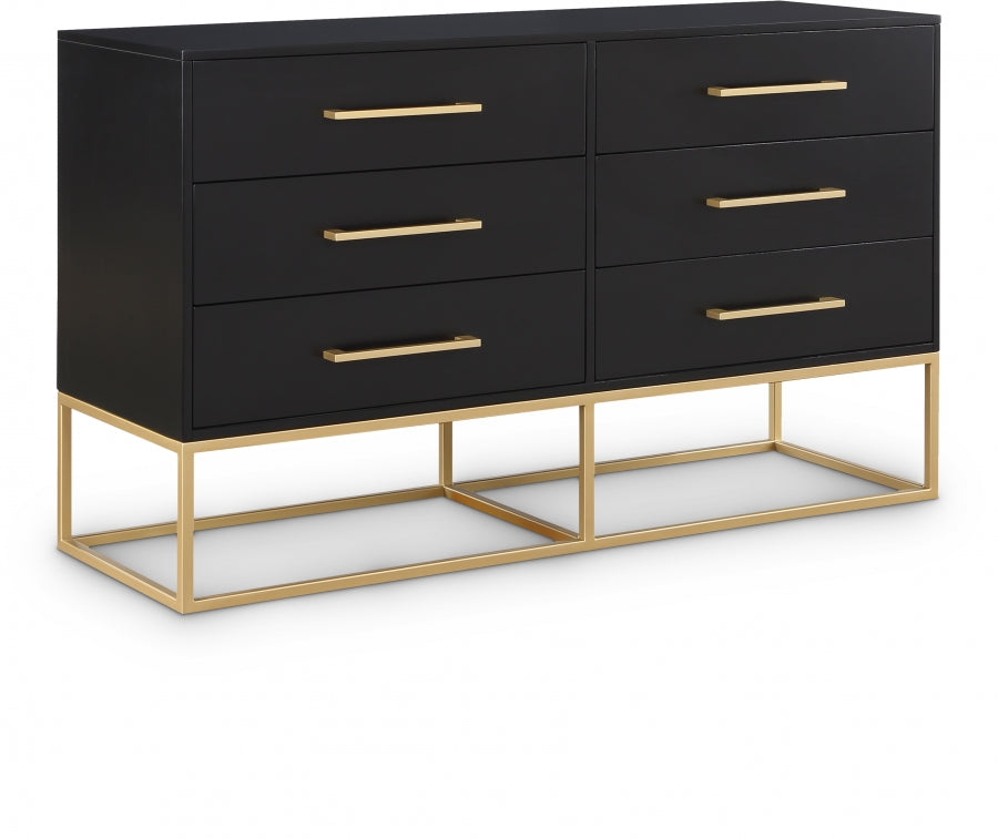 Maxine Black Maxine Dresser from Meridian - Luna Furniture