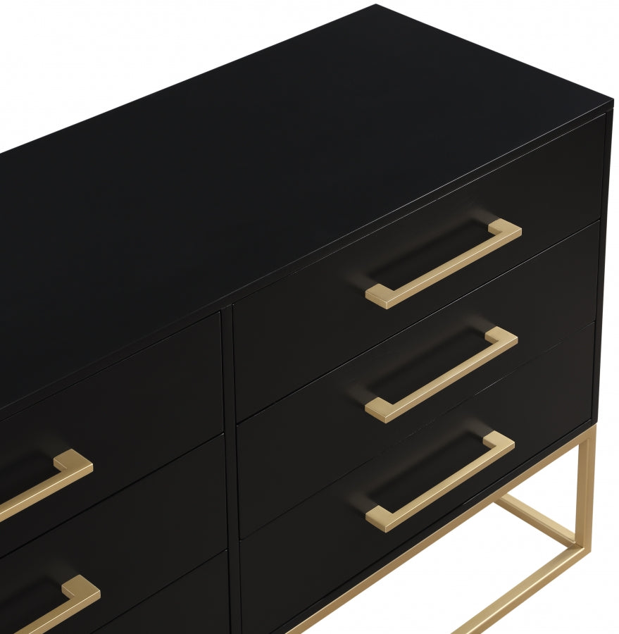 Maxine Black Maxine Dresser from Meridian - Luna Furniture