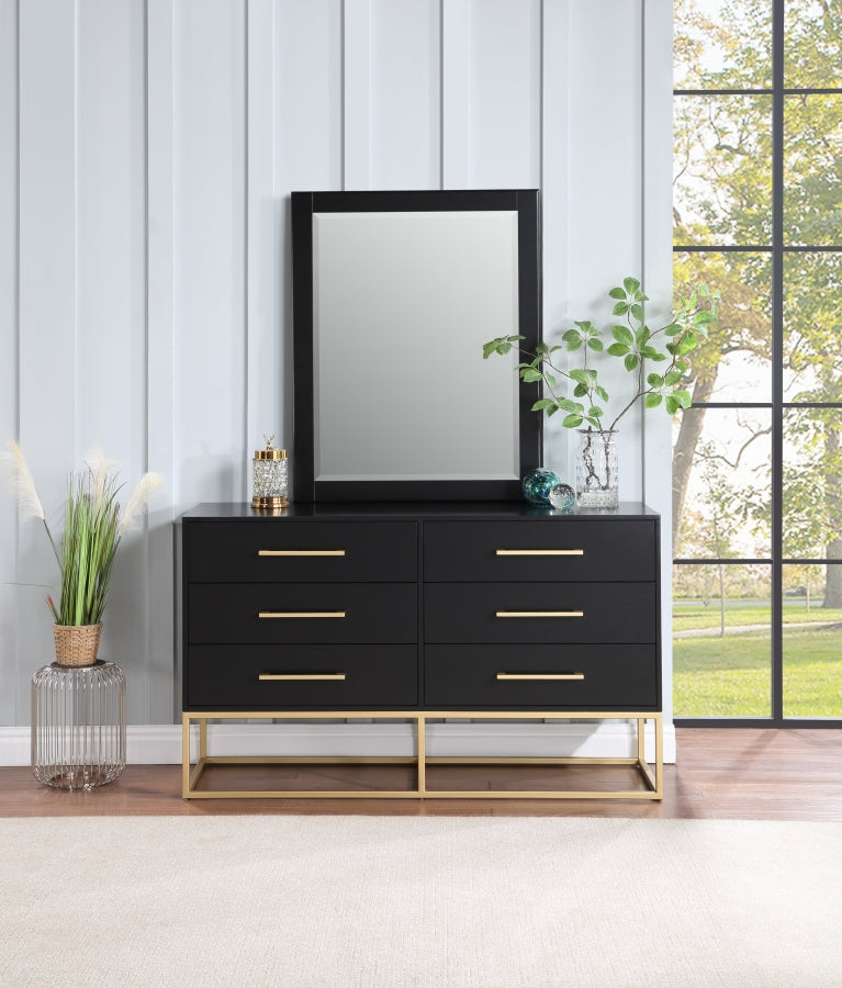 Maxine Black Maxine Dresser from Meridian - Luna Furniture