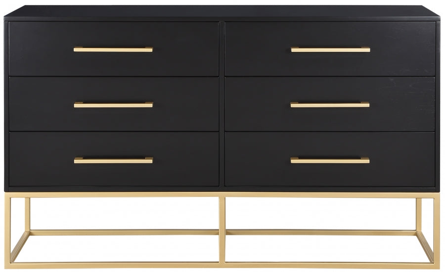 Maxine Black Maxine Dresser from Meridian - Luna Furniture