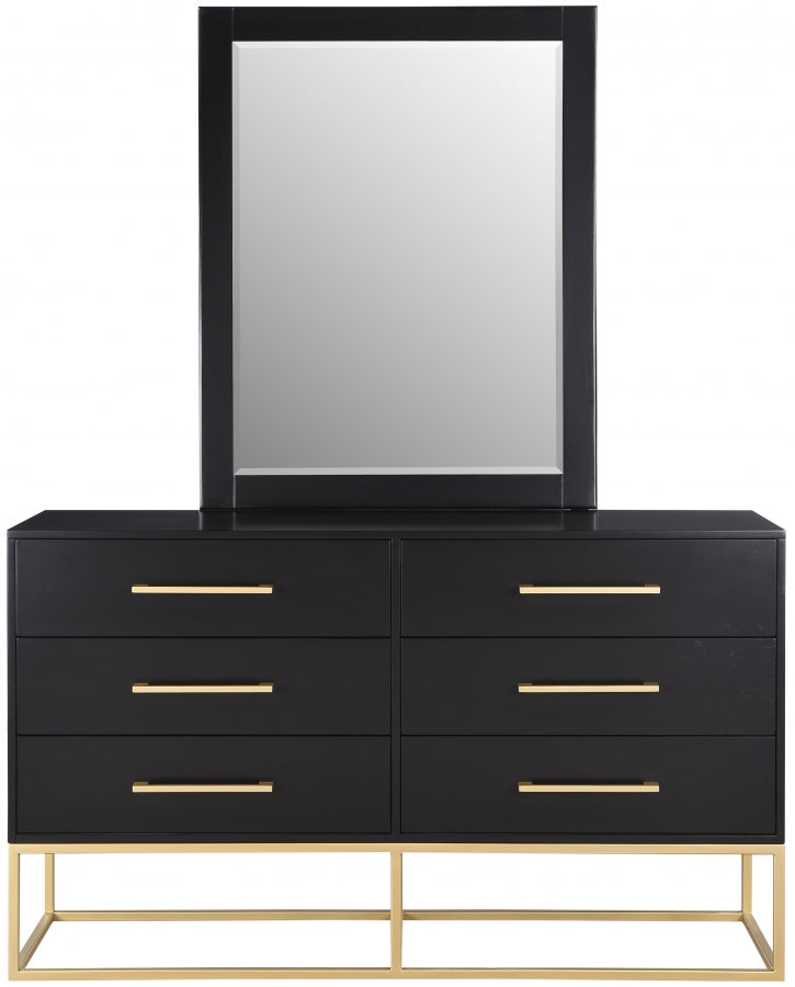 Maxine Black Maxine Dresser from Meridian - Luna Furniture