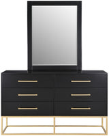 Maxine Black Maxine Dresser from Meridian - Luna Furniture