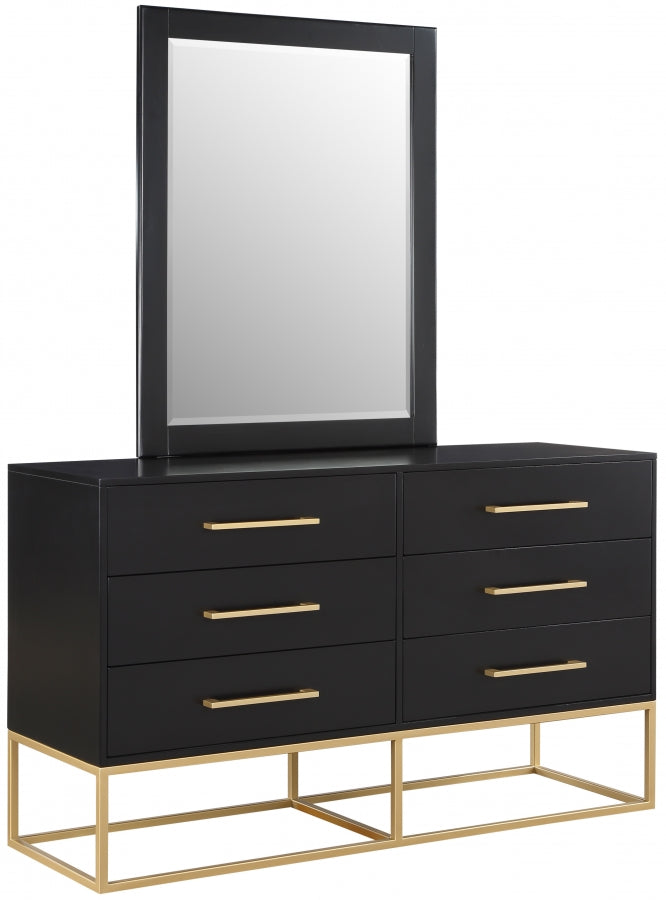 Maxine Black Maxine Dresser from Meridian - Luna Furniture