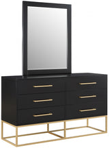 Maxine Black Maxine Dresser from Meridian - Luna Furniture