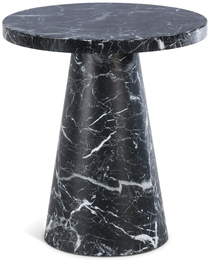 Omni Black 20" End Table from Meridian - Luna Furniture