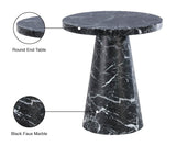 Omni Black 20" End Table from Meridian - Luna Furniture