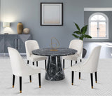 Omni Black 48" Dining Table from Meridian - Luna Furniture