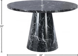 Omni Black 48" Dining Table from Meridian - Luna Furniture