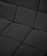 Relax Black Velvet Modular 68" Sofa from Meridian - Luna Furniture