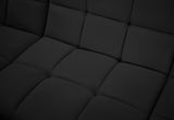 Relax Black Velvet Modular Sectional from Meridian - Luna Furniture