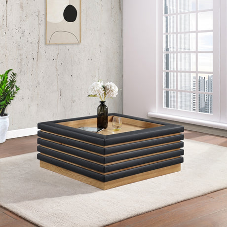 Rory Black Rory Coffee Table from Meridian - Luna Furniture